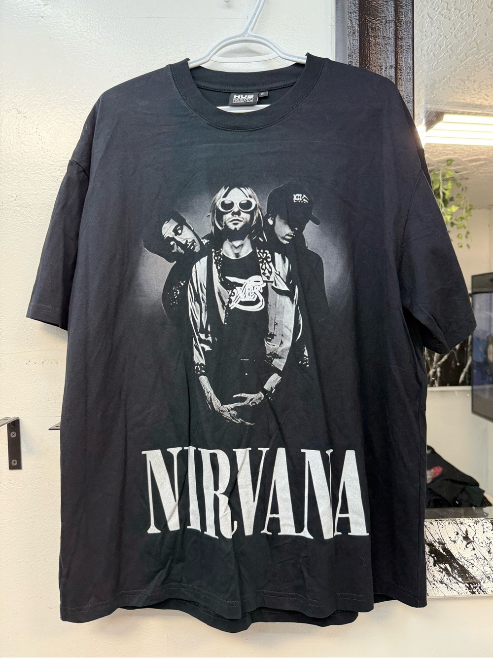 Nirvana Black Graphic Band T-Shirt - Vintage Style
